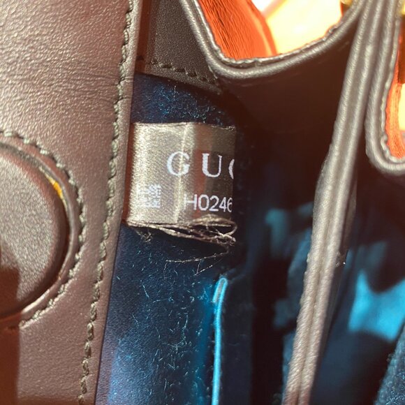 Authentic Gucci Suede Web Small Ophidia Chain Bag - Picture 4 of 10